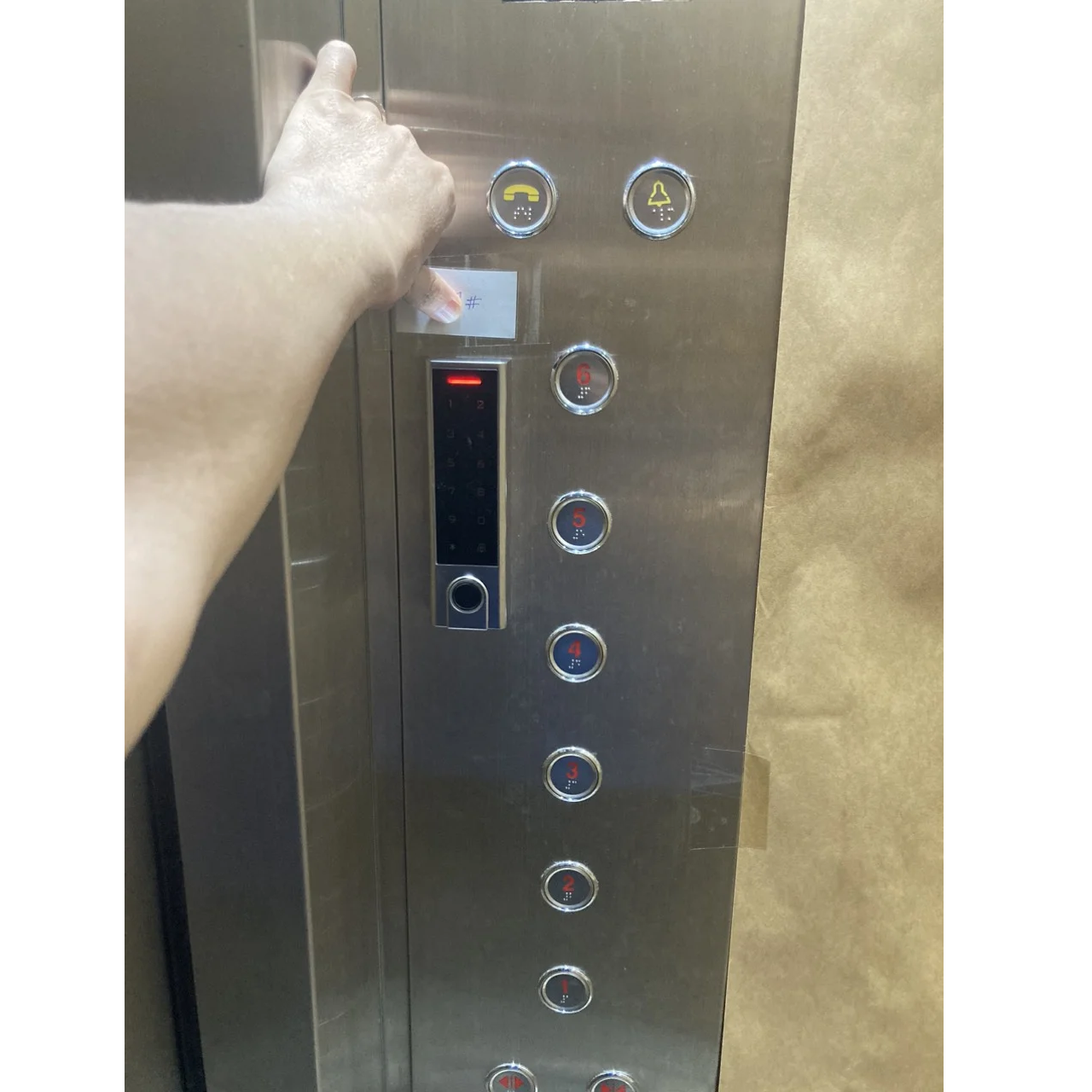 Khóa Vân Tay thang máy HF3